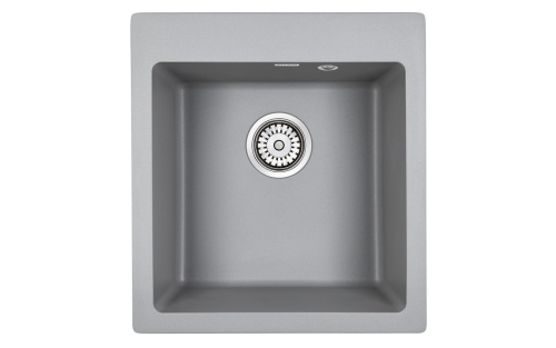 Кухонная мойка Paulmark KANTE 45 PM104651-GRM 45х50 цвет серый